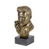 Elvis Presley - marble bust, statuette of a famous person, decoration for office, school, and hotel by the Art-Dog brand