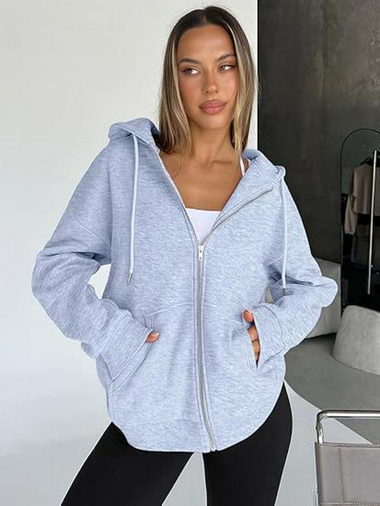 Modna damska bluza z kapturem i kardiganem: Kurtka sportowa na co dzień w stylu europejskim i amerykańskim z dodatkiem aksamitu.