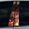 1/2PCS Anime Demon Boy Car Center Pillar Sticker B-Pillar Protective Film Decoration Decals