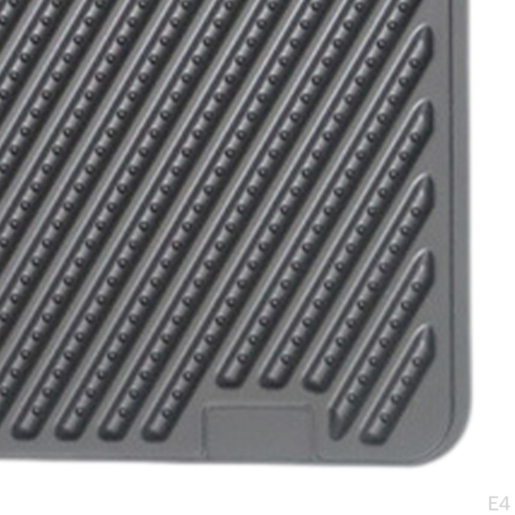 Cat Litter Mat Trapping Washable Footboard Pad for Living Room Indoor Cats