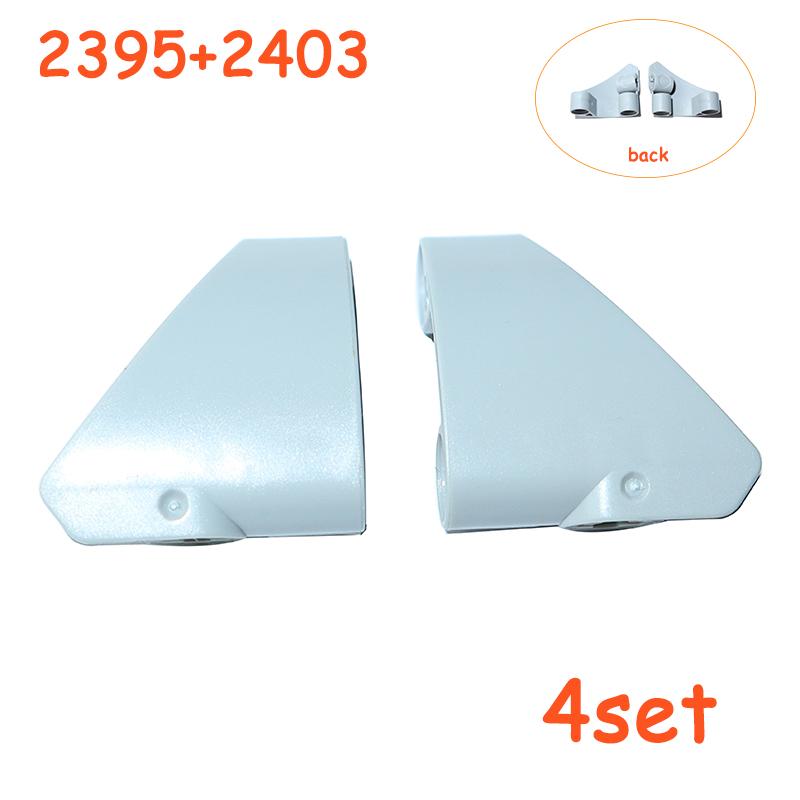 Non-Toxic 3X3 Cone Shaped Panel Plate Curved Technical Parts Moc Mechanical Car Bricks Building Block Assembles Particles 2395 2403