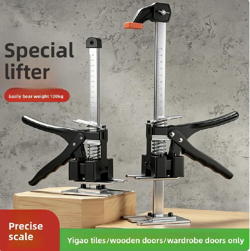 1Pc Cabinet Board Lifter Labor-Saving Arm Jack Elevator Tool Tile Height Adjuster Hand Lifting Tool Door Panel Drywall Lifting
