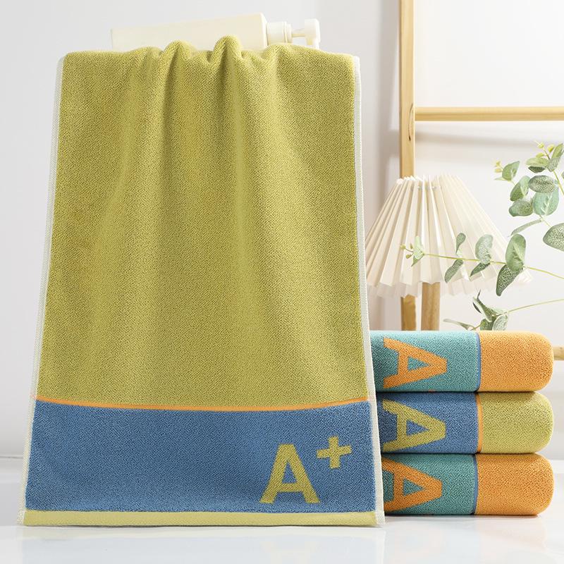 

Жаккардовий пофарбований пряжею дорослий банний рушник з 100% бавовни - Товстий, Вбираючий та Готовий до подарунка 35*75cm