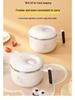 304 Stainless Steel Cartoon Noodle Bowl with Drain, Ideal for Dormitories - Small Gift