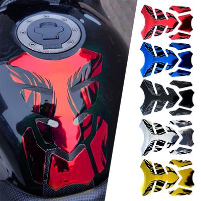 Honda Yamaha Tank Pad Sticker Decorative Flame of Oil and Gas Protective Cover Fishbone 3D Tank Pad Film Motorcycle