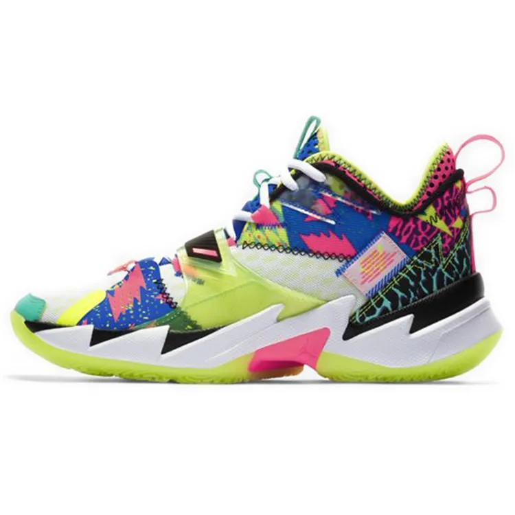 Air Jordan Why Not Zer0.3 PF 'L.A. Born' (Unisex) White / Black / Racer Pink / Ghost Green Basketball Shoes CD3002 102