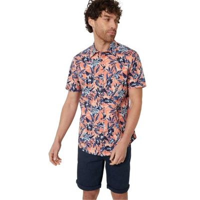 Threadbare Mens Latham Floral Regular Shirt