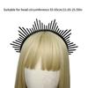 Dark Headband Angel Crown Headband Bridal Tiaras Divine Princess Headpiece Hair Hoop Baroque Spiked Tiaras