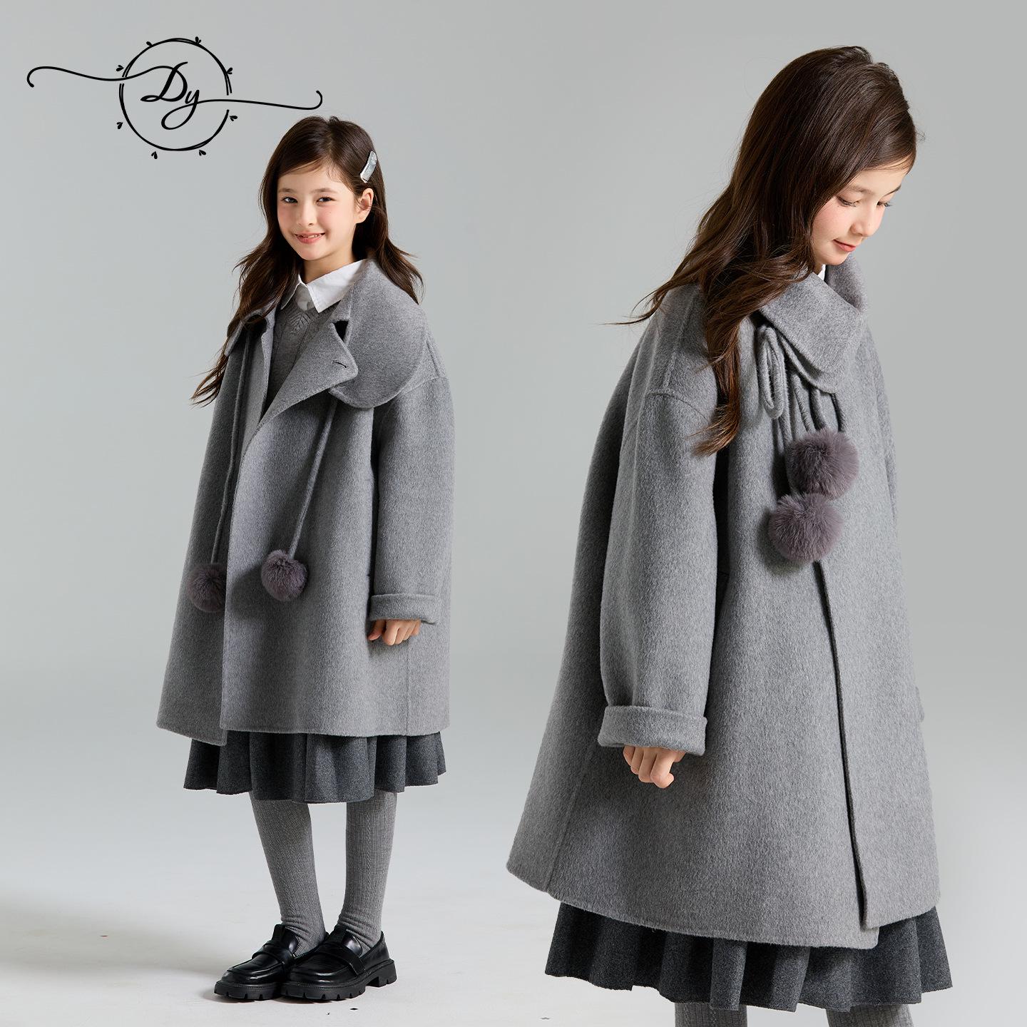 Высококачественное женское шерстяно-кашемировое пальто - 65% шерсти, теплое и повседневное 150 cm