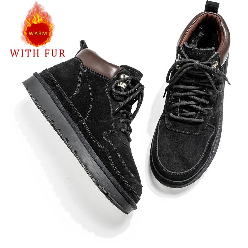 

Высококачественные хлопковые ботинки Осенне-зимние дизайнерские стили Повседневная офисная обувь для взрослых Классическая ретро горячая распродажа 44 чёрный