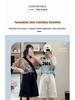 Women's Summer 2025 White Ripped Wide-Leg Denim Shorts