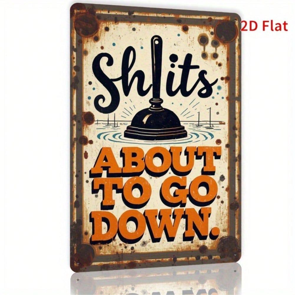 Funny Metal Tin Sign Novelty Home Wall Decor Art Plate