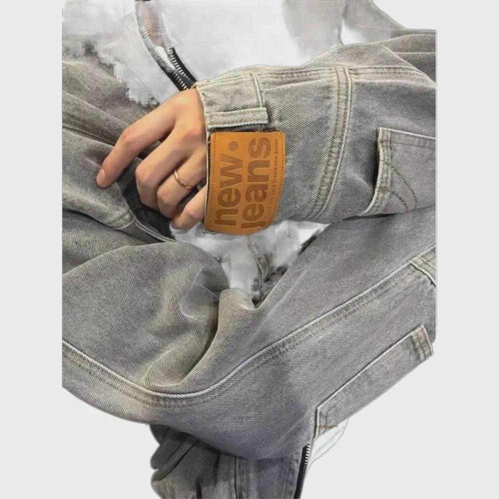 Spring 2024 Women's Retro Denim Hooded Mid-Length Sweatshirt