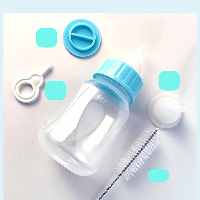 Pet Feeding Bottle Bite-resistant Puppy Kitten Silicone Pacifier Feeder Water Milk Feeder Pet