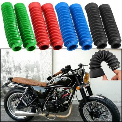 1 paar Mode Universal Praktische Vorderrad Gabel Abdeckung Gamaschen Stiefel Fall Gummi Protector Motorrad