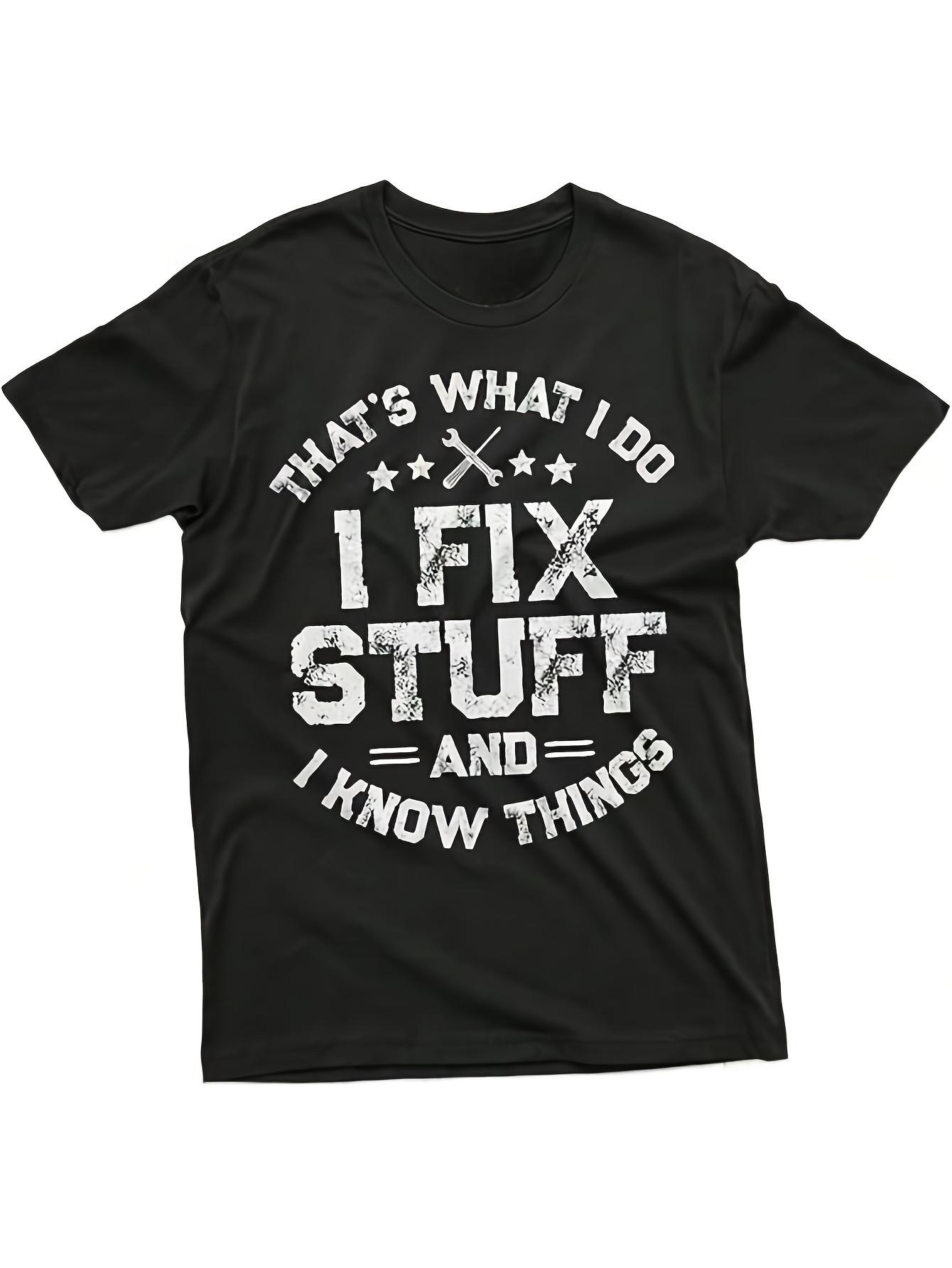 Local I Fix Stuff Mechanic Engineer Garage TShirt S