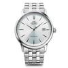 ORIENT automatische Armbanduhr mechanisch Herstellergarantie RN-AC0F02S Herren weiß silber