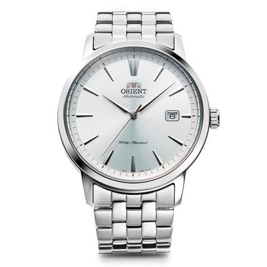 ORIENT automatische Armbanduhr mechanisch Herstellergarantie RN-AC0F02S Herren weiß silber