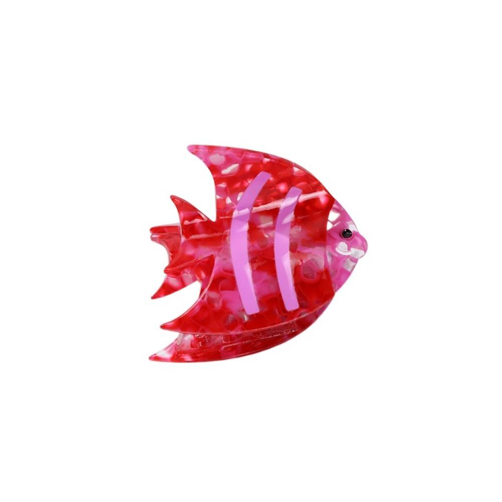 Dolphin Shark Clip Cartoon Acetic Acid Hair Claw Sweet Fish Hair Claw  Daily