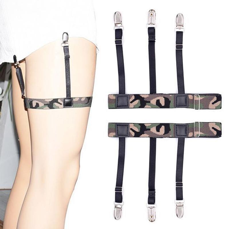 Bretelle per Camicia da Uomo Cintura Regolabile Elastica Supporti per Camicia Mantengono la Camicia Infilata Non Scivolano Sottogambe per Camicia