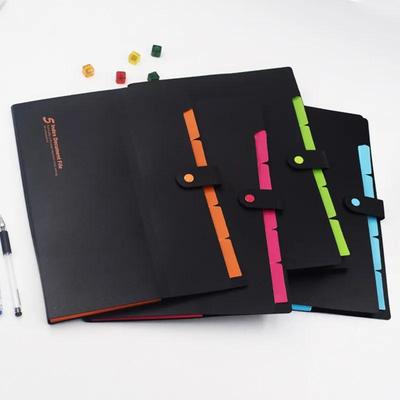 Plastové složky na složky Balíček Vícevrstvá složka A4 Business Multifunkční úložiště dokumentů PP taška Rozšiřující kancelářské příslušenství