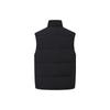 Li Ning Badfive Hot Pot Down Vest With Letter Print And Stand Collar Men Vests Black AMRT021-3