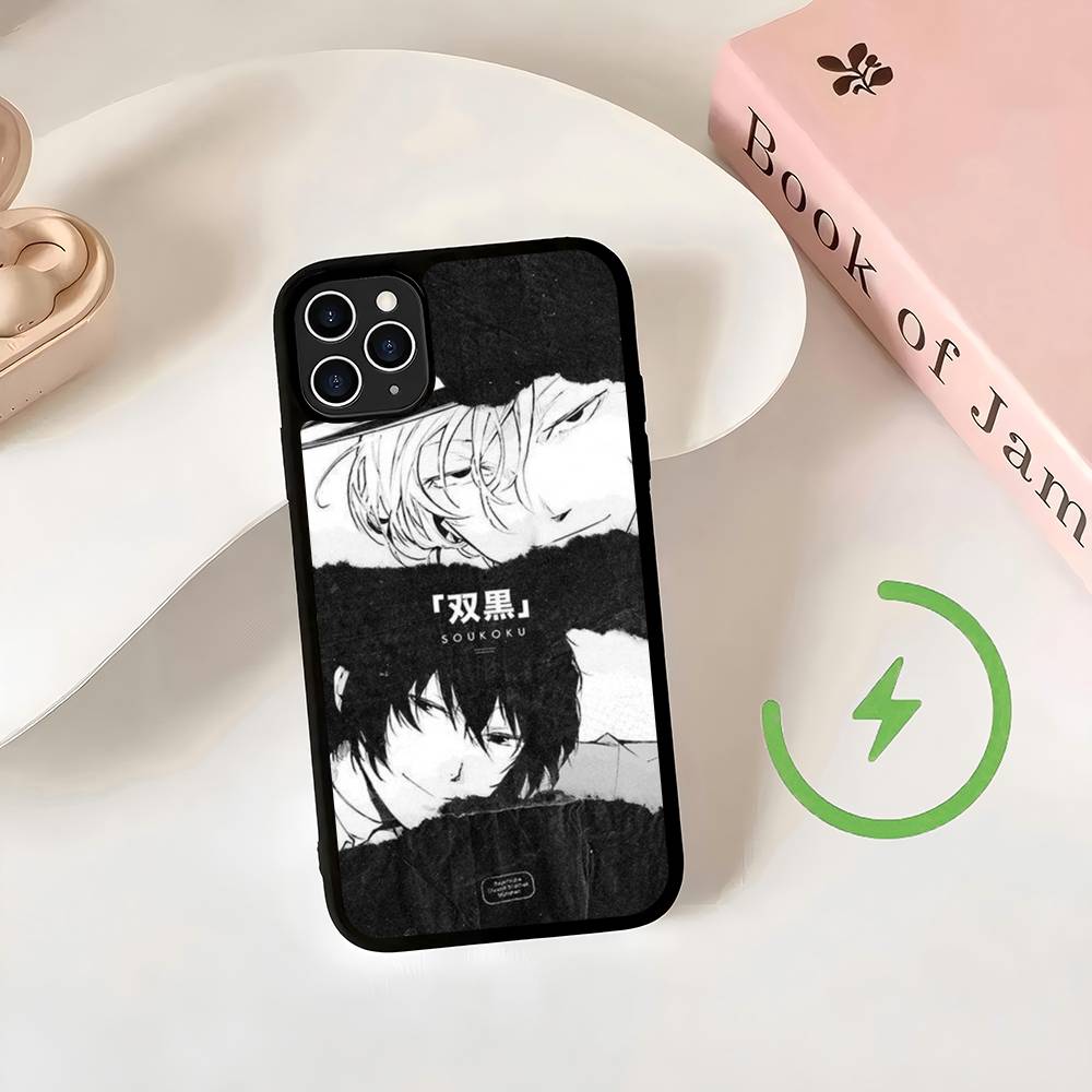 

Чехол для телефона Bungo Stray Dogs Дазай Осаму с магнитной беспроводной зарядкой для iPhone 14 13 12 11 15 16 17 Pro Max Магнитная крышка iPhone 13 mini