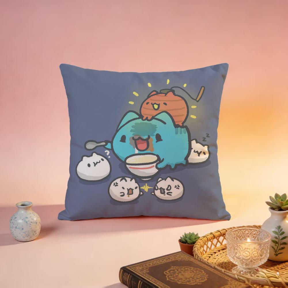 

Trending BBugcat Capooable Cushion Cover Premium SkinFriendly Pillow Case MultiPurpose for Home Office Travel 30X30cm