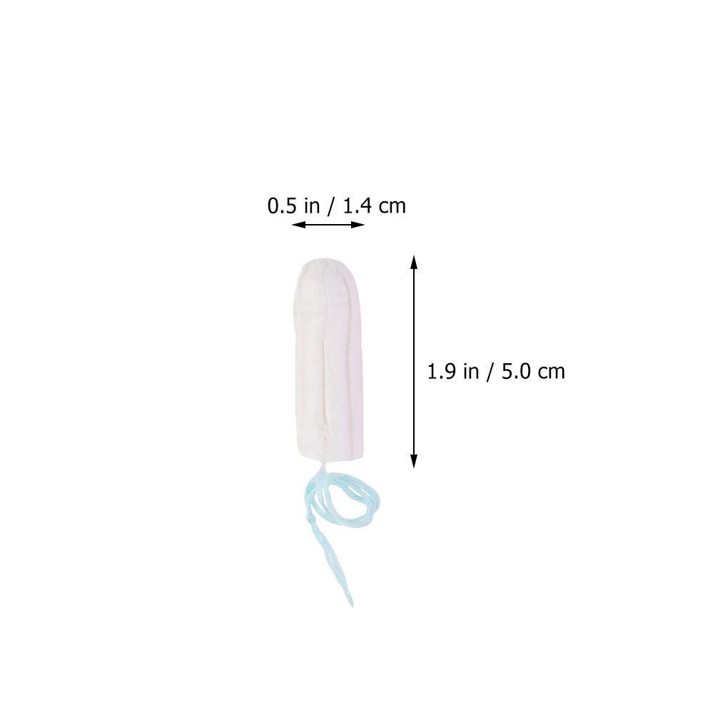 10 Pezzi Tamponi Igienici Femminili Morbidi in Cotone Assorbimento Rapido Pratici per Viaggio Monouso Cura del Periodo Applicazione Liscia a Inserimento