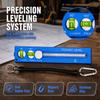6.6in Length Multi-Angle Scribing Ruler Spirit Level Gauge Ruler  For Carpentry