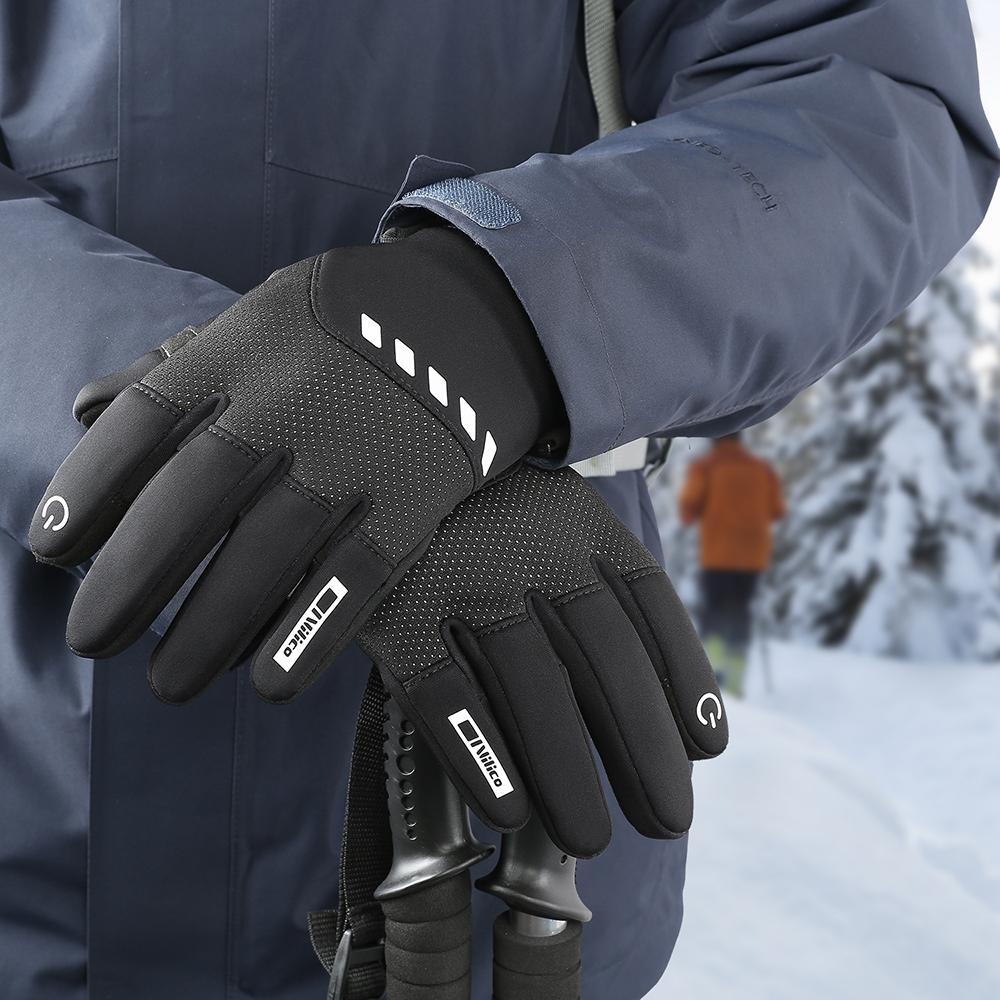 Wintersport Plus Samt Warme Handschuhe Für Herren Und Damen Touchscreen Ski Radfahren Fahrradfahren Kältefest Outdoor-Handschuhe