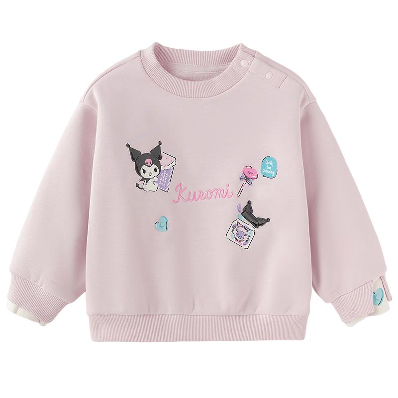 Balabala Girls' Winter Cartoon Pullover Sweatshirt