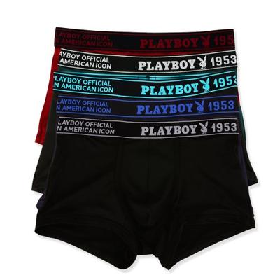 [Playboy] Men's Line Logo Trunks [5 SET] PMD2102-5 [Shipped from Korea] 100% Authentic