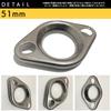 Universal Muffler SUS 304 Stainless Welded and for Car Exhaust and with Bracket X S-NET Flange, Steel, Pressed, Silencers, Repairs, Modifications, B,
