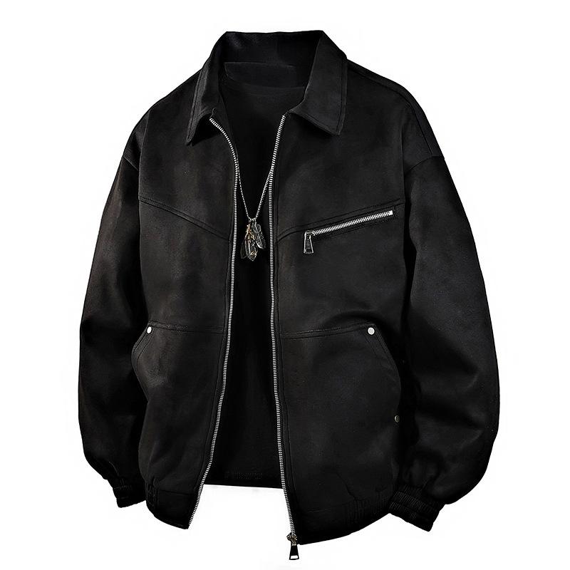 Wiosenno-jesienna kurtka ze stójką, wszechstronna kurtka casualowa dla mężczyzn