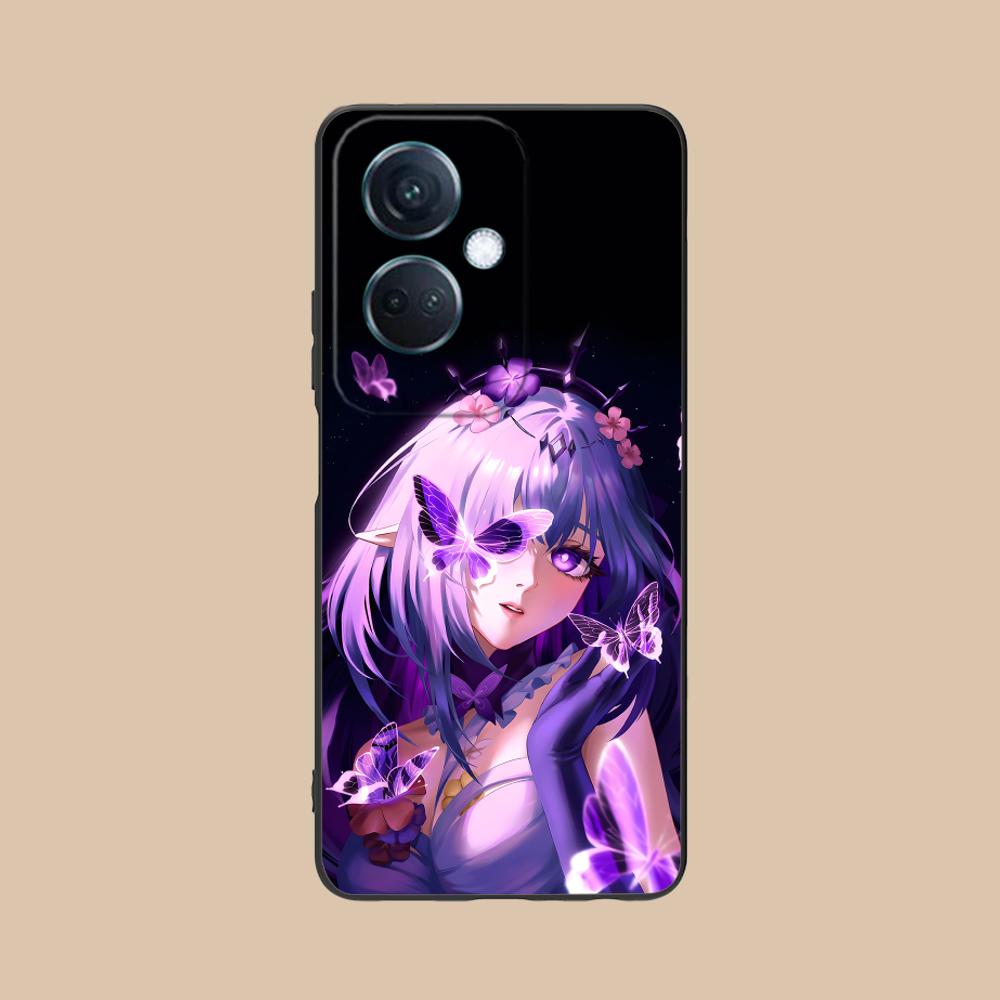 HSR Castorice Matte TPU Mobile Phone Case for OPPO Reno 14 13 12 11 10 9 8 7 6 5 F T Pro 5G Colorful Printing Cover