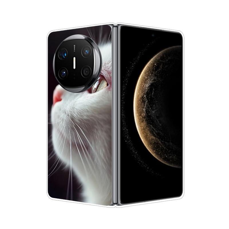 For HuaWei Mate X6 Case Marble Soft Hard PC Shell Back Cover For HuaWei Mate X3 X5 X6 X2 Full Coverage Phone Shell MateX6 Capa