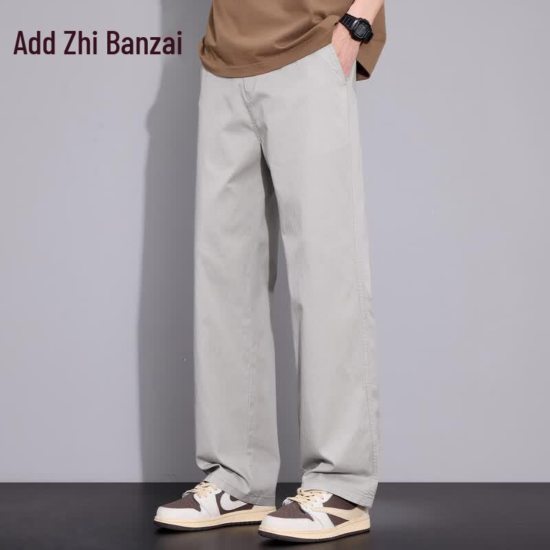 Zengzhi Men s Loose Fit Straight Leg Casual Pants 4XL