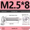 304 Stainless Steel Phillips Round Head Screw with Flat Washer M3/M4/M5/M6