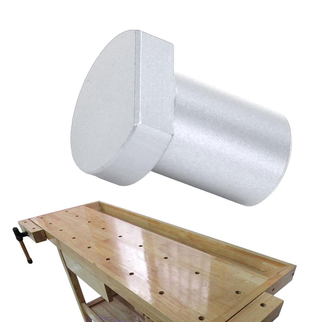 4 Pcs Bench Dogs 19mm Diameter Workbench Peg Aluminum Alloy High Strength Woodworking Desktop Stop Tenon