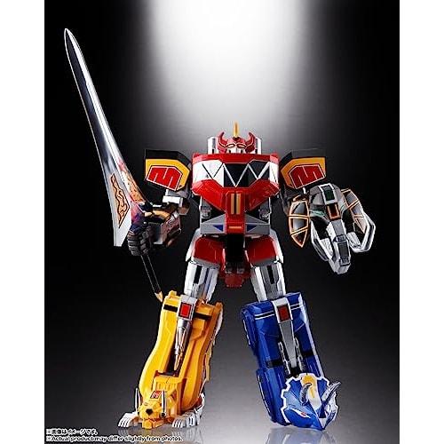 TAMASHII NATIONS Soul of Chogokin Dinosaur Sentai Zyuranger Beast Emperor Daijuujin GX-72 Daijuujin & GX-78 Dragon Caesar, approximately 260mm, ABS &