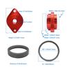 BIGLKNM Tapered Exhaust Gaskets 2 & 1 Red Exhaust Gasket Seal Installer Tool for