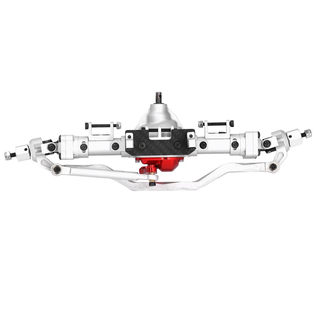 Aluminium Alloy Universal Heighten Axle for SCX10 One and Two Generations RC Car SilverFront Axle