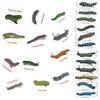 6/12Pcs Realistic Caterpillars Hair Clips Creative Funny Crawl Insect Hairpins Strong Grip Animal-shaped Halloween Hair Claw