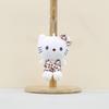 Plush Cute Leopard Print Cat Keychain Soft Toy Doll Bag Charm For Kids