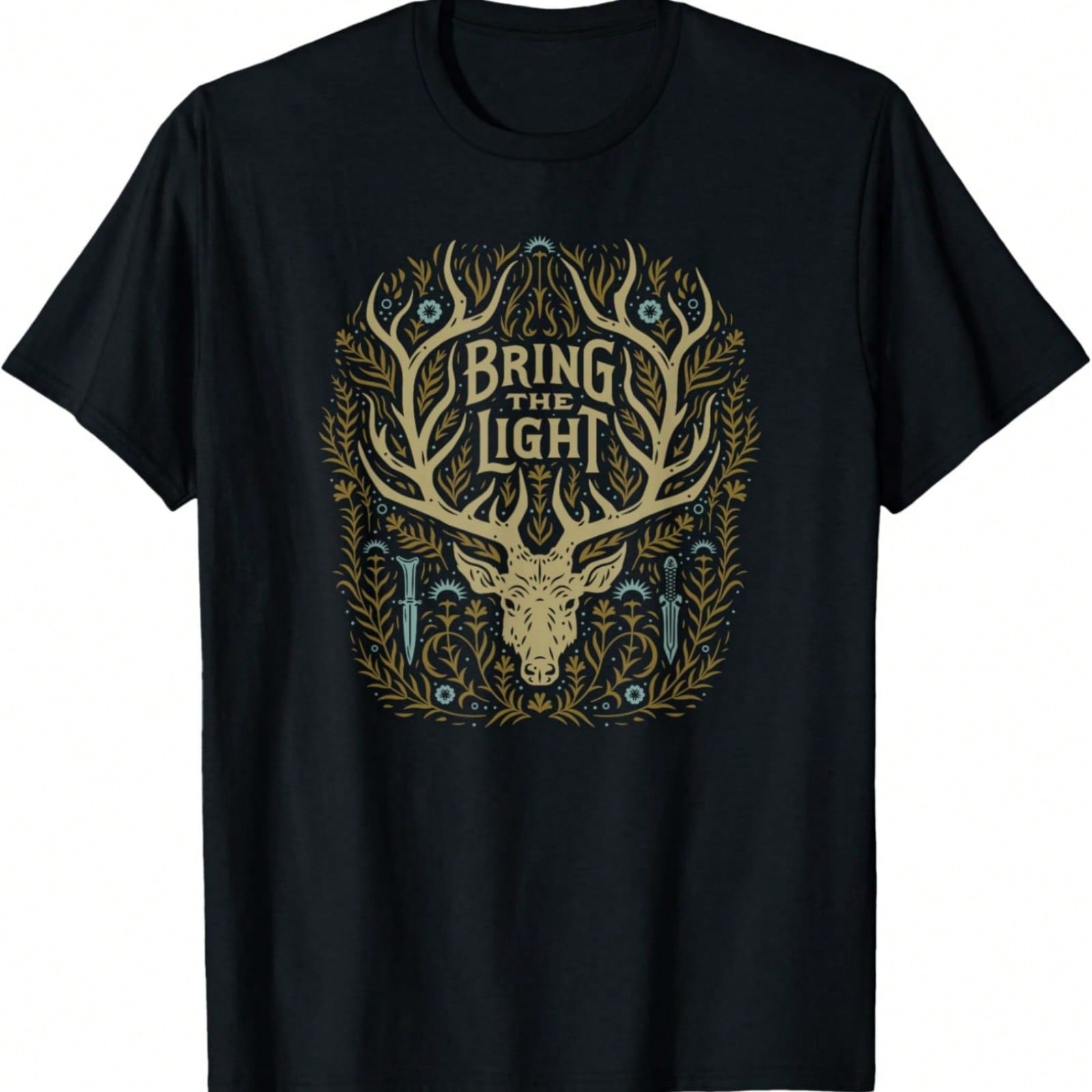 Shadow And Bone Bring The Light Distressed Portrait T-Shirt S разноцветный