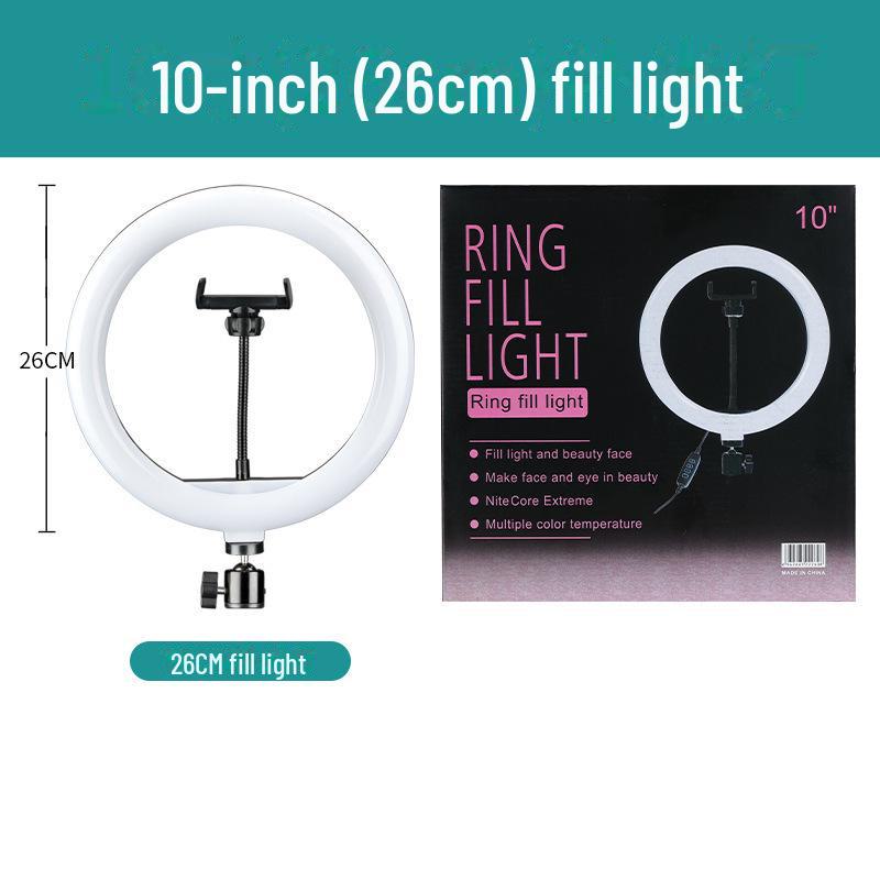 Portable Selfie Ring Light for Enhanced Beauty and Live Broadcast
