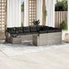 VidaXL Garden Lounge Set with Cushions 11 Pcs, Patio Sofas, Patio Furniture Set, Outdoor Furniture, Grey 3251869