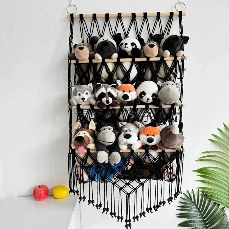 Stuffed Animal Net For Plushie Toys, Animal Storage, Corner Hanging Pet Storage For Organizing Your Teddy And Stuffy Collection