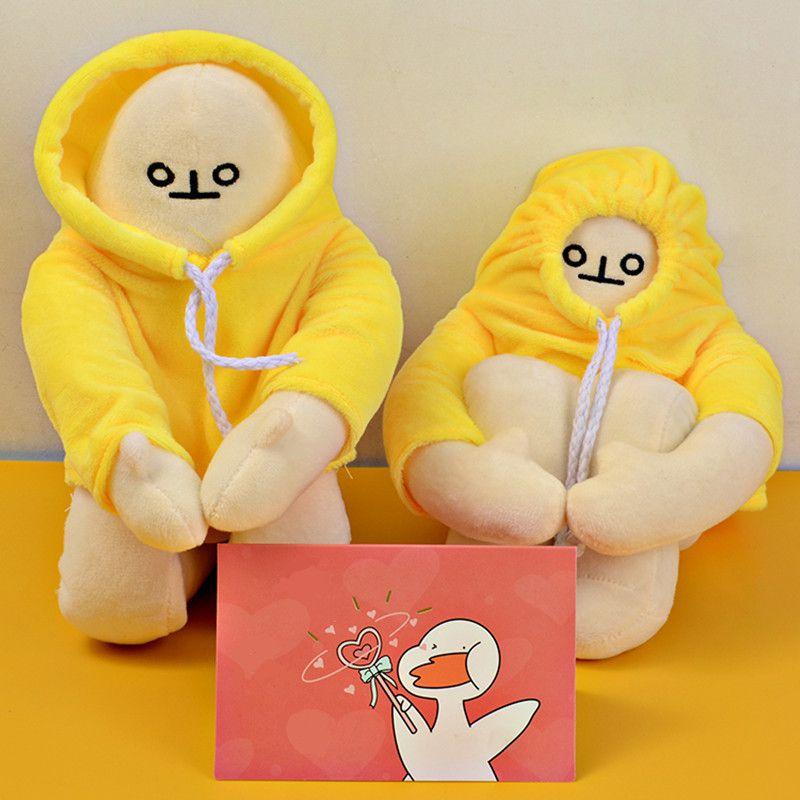 Stuffed Man Banana Toy Doll Plush Stress Reliever Anime Plushie Pillow Stuff Anime Plushie